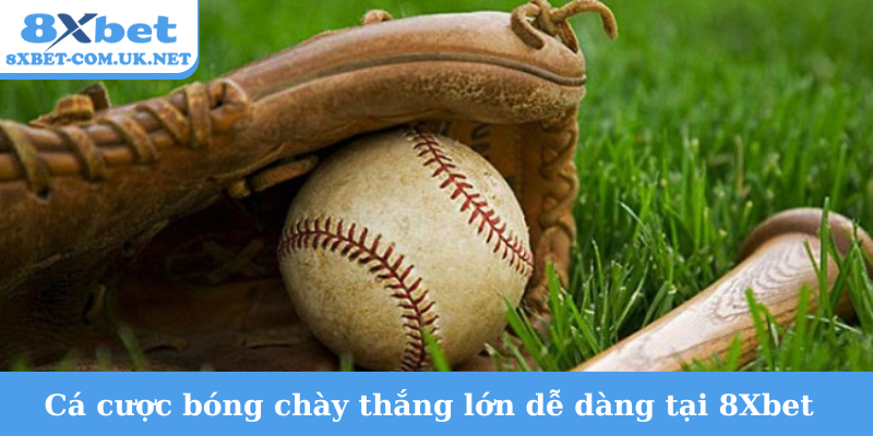 Cá cược bóng chày thắng lớn dễ dàng tại 8Xbet